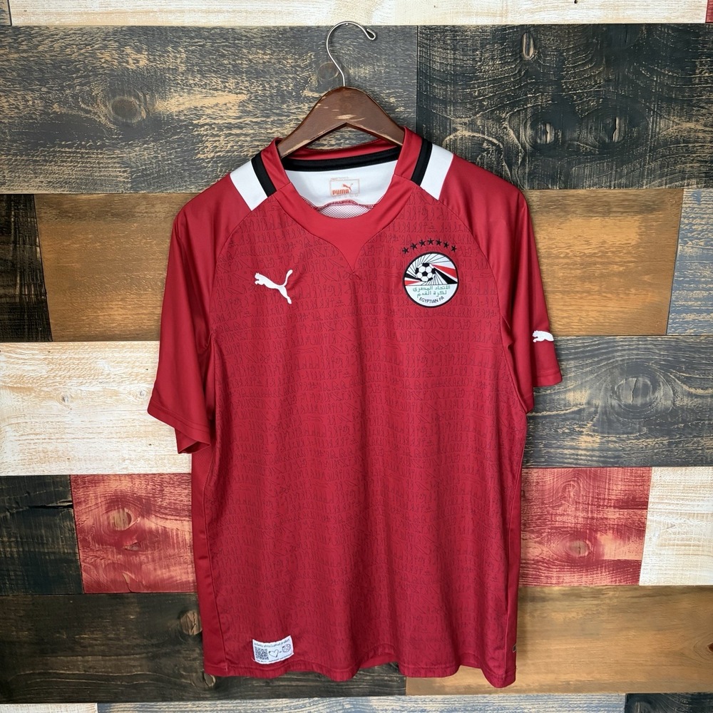 Egypt 2012 2013 Home Football Shirt Soccer Jersey Puma Red Mens Large